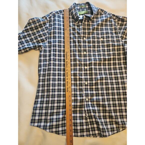 Orvis Long Sleeve Shirt LARGE Multi Color Plaid Oxford Button Front Mens - Picture 4 of 6